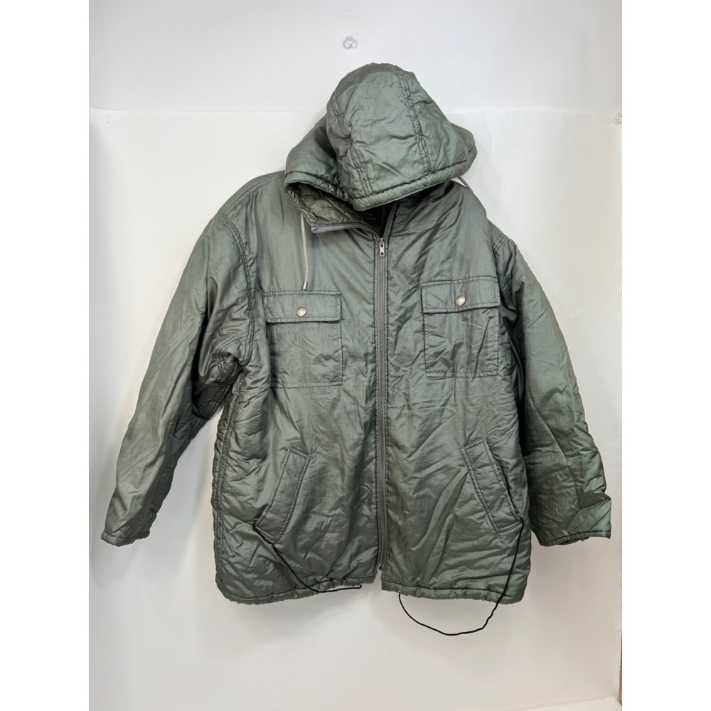 The Limited Olive‎ Green Puffy Winter Coat Lightweight Womens Medium